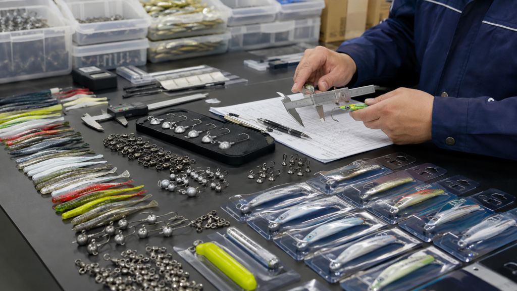 Control de Calidad en artículos de pesca OEM para España y Latinoamérica